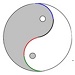 Grad 180 Yin und Yang