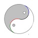 Grad 205 Yin und Yang