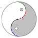 Grad 355 Yin und Yang